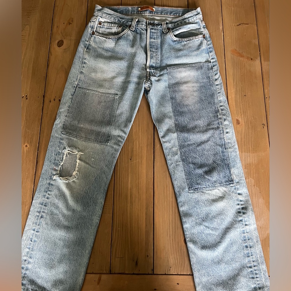 BSides upcycled Levi’s 501 jeans.